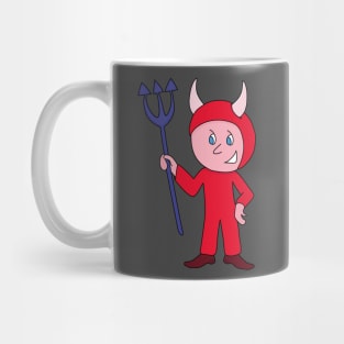 Cute Devil Halloween Costume Mug